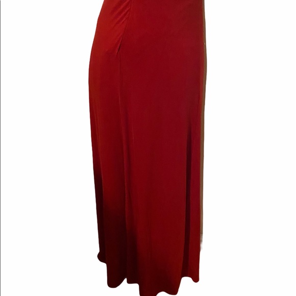 BCBGmaxazria red formal gown sweetheart neck dress - Picture 10 of 10